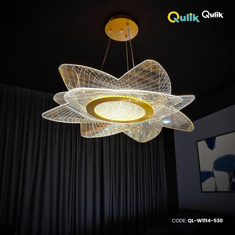 Qulik Florence Modern Hanging Acrylic LED Ceiling Light (QL-W1114-530 )