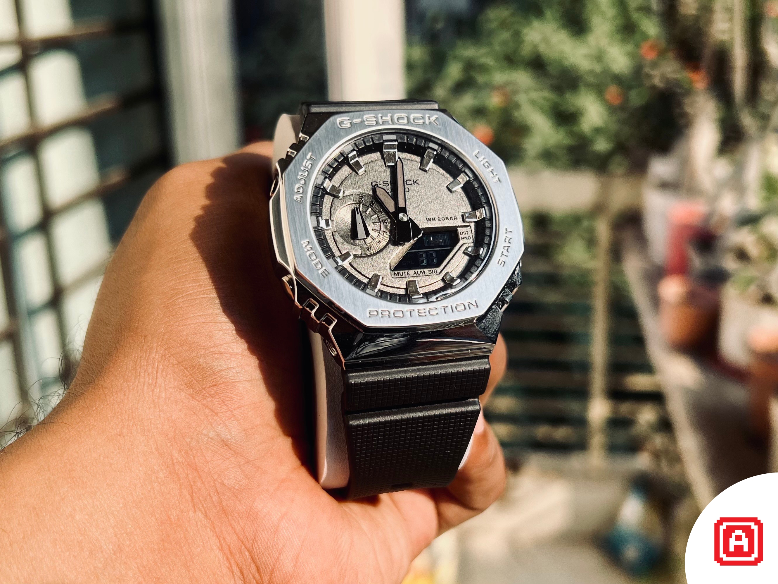 Casio G-SHOCK Semi AAA Grade Ash Dial Black Strap