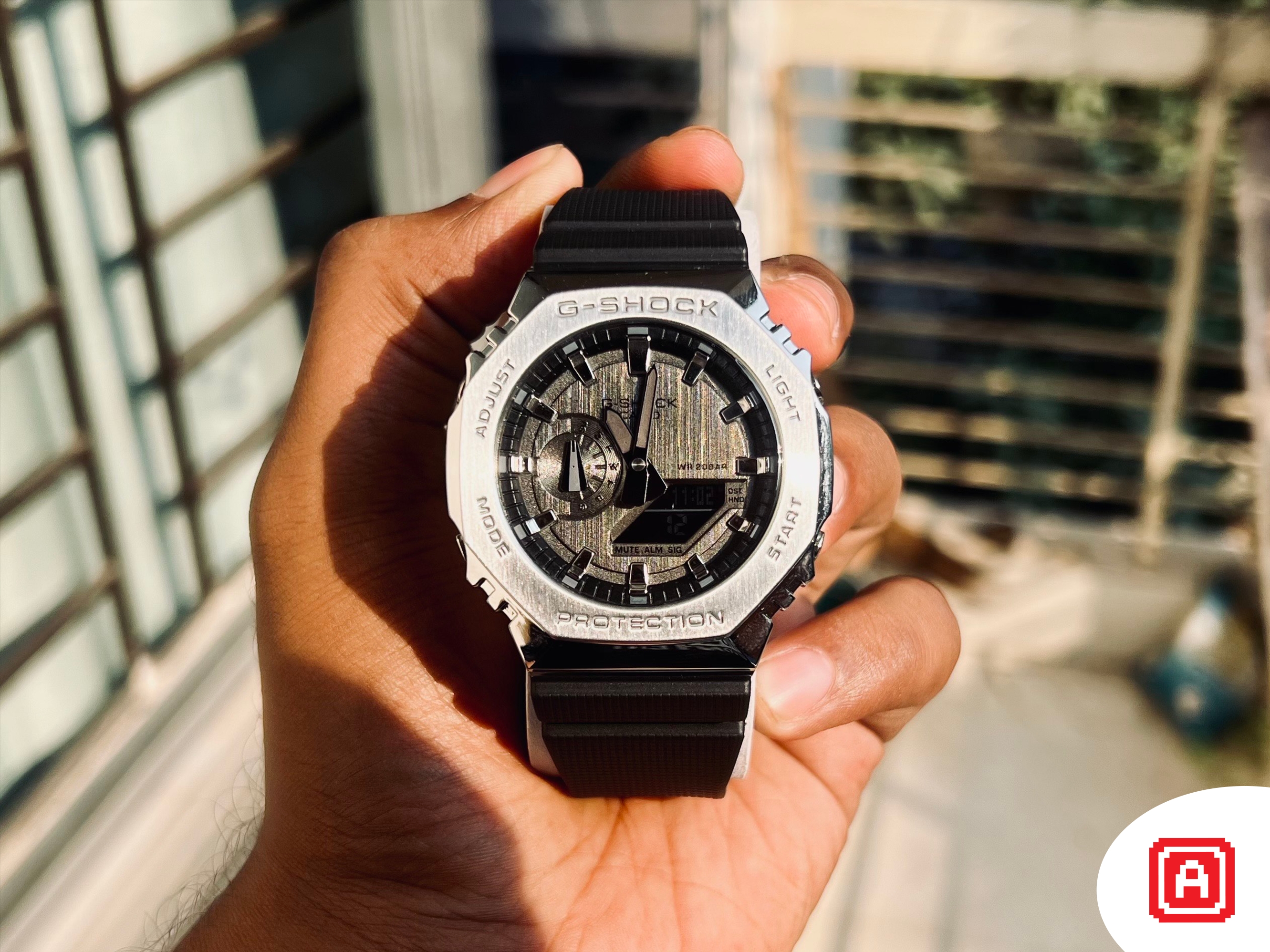 Casio G-SHOCK Semi AAA Grade Ash Dial Black Strap thumbnail 4