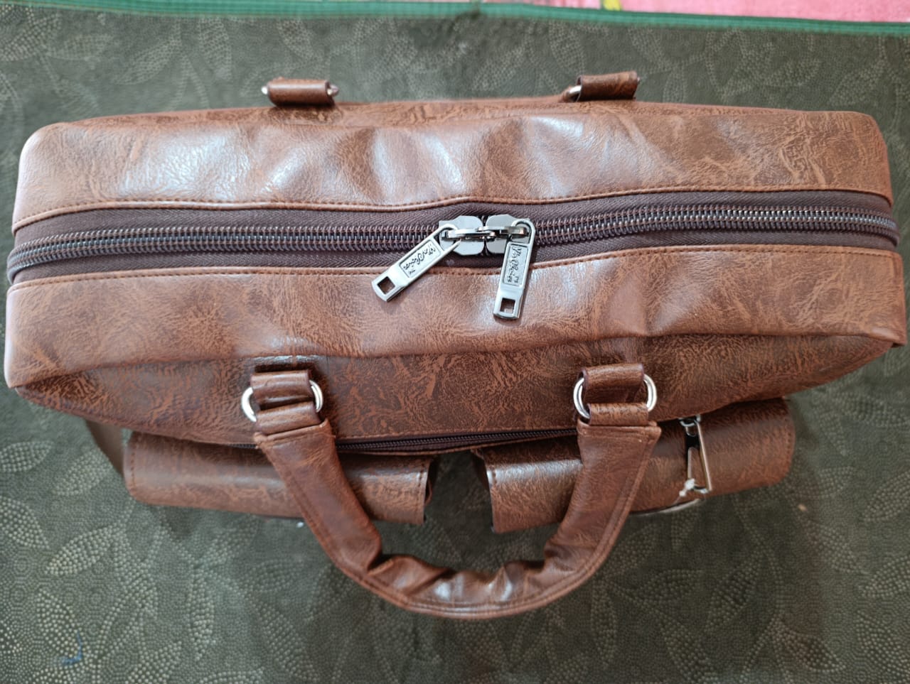 New artificial leather bag (Choklate colour).....( code 121)...... ঢাকা সিটিতে ৭০, বাইরে ১৩০ টাকা কুরিয়ার চার্জ প্রযোজ্য_img_1