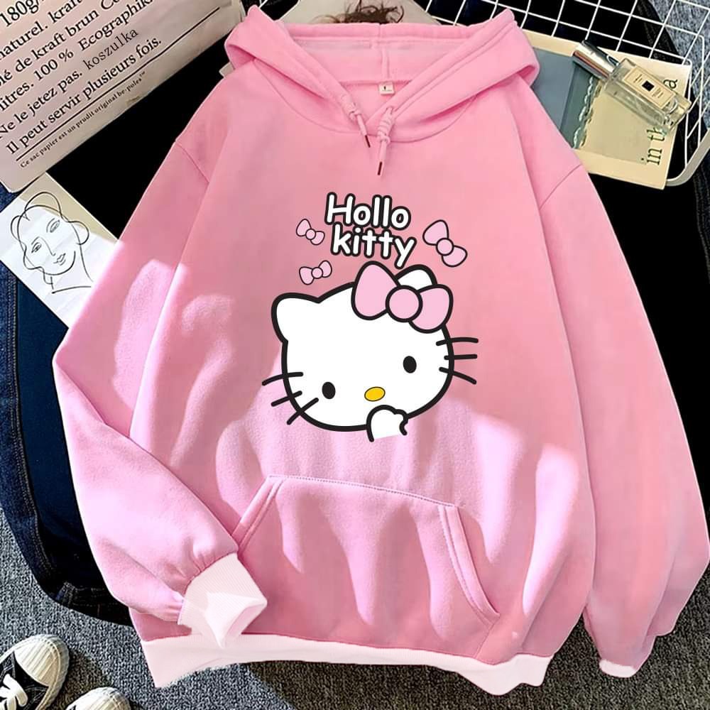 Women's Hello Kitty Kawaii Oversized Hoodie image 2