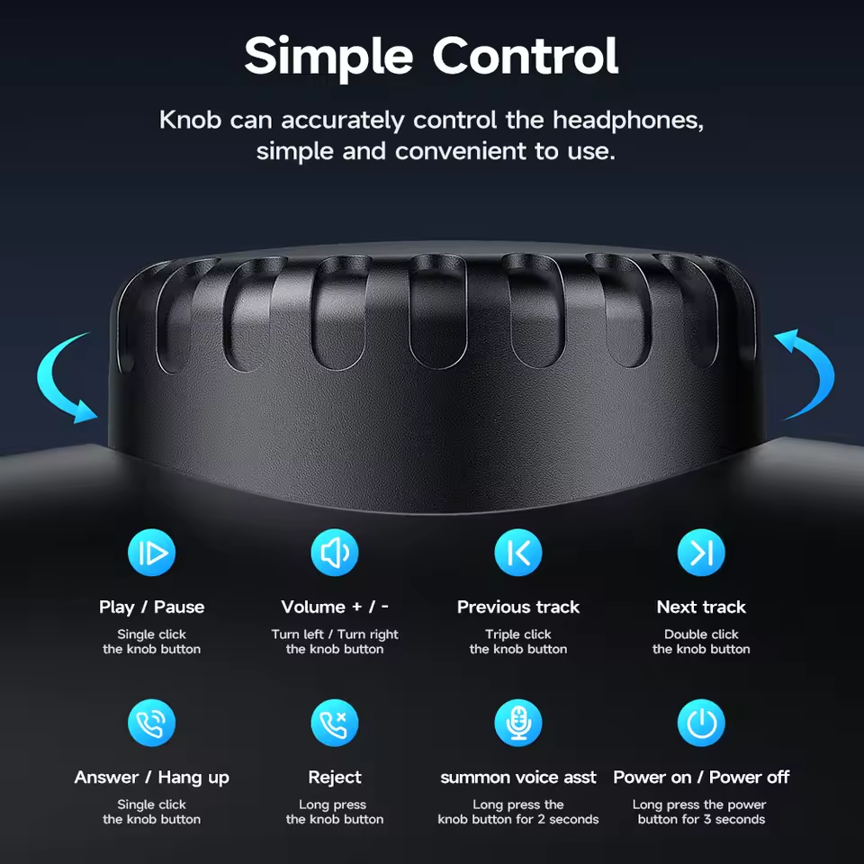 Hoco W35 Max Wireless Headphone thumbnail 3