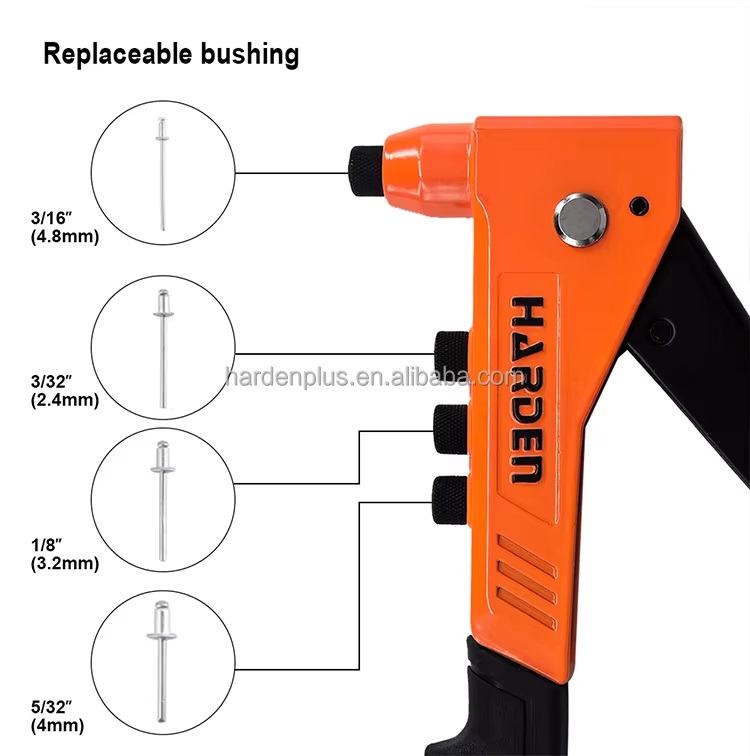 HARDEN 610104 Hand Riveter, 10.5", Heavy Duty Manual Pruning Tool Alloy Steel Hand Riveter 610104_img_2