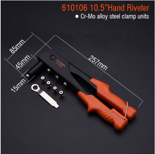 HARDEN 10.5" Hand Riveter Heavy Duty Professional Hand Riveter 610106_img_2