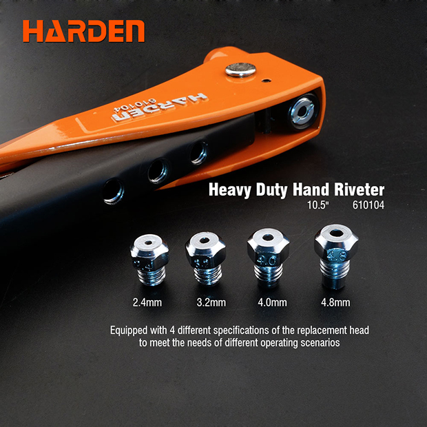 HARDEN 10.5" Hand Riveter Heavy Duty Professional Hand Riveter 610106_img_5