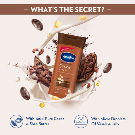 Vaseline Body Lotion Intensive Care Cocoa Glow 200ml_img_2