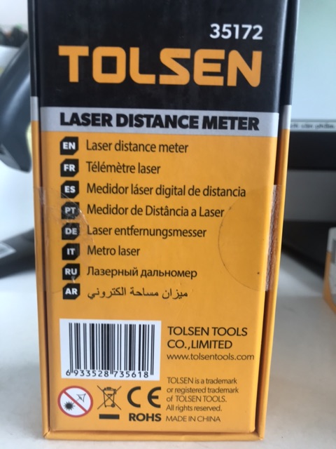 TOLSEN 35172 20M Digital Distance Meter (0.2-20M, 0.65-65.5FT) Model 35172_img_2