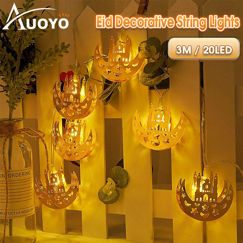 ð¥Auoyo 20 LED Eid Mubarak Lights