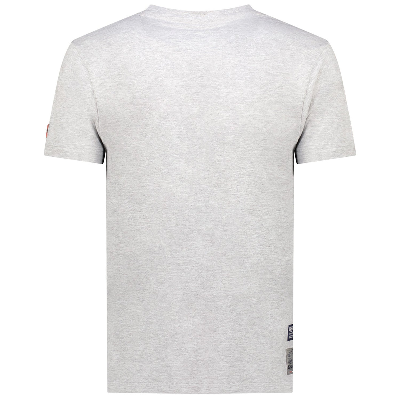 Men's T-Shirt Short Sleeve with Light Grey Flag_img_1