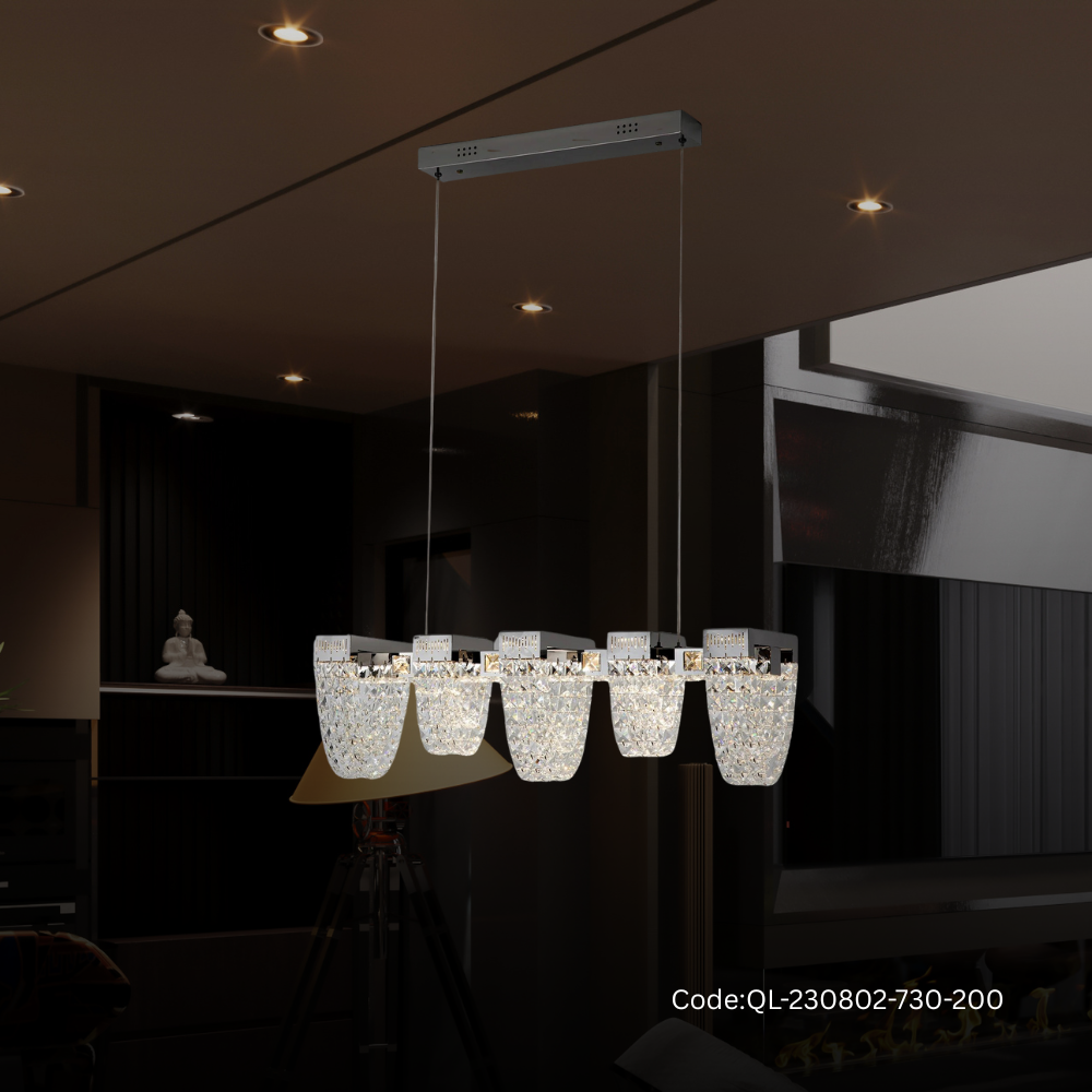 Qulik Modern Chandelier Decorative Hanging LED Ceiling Light (QL-230802-730-200)