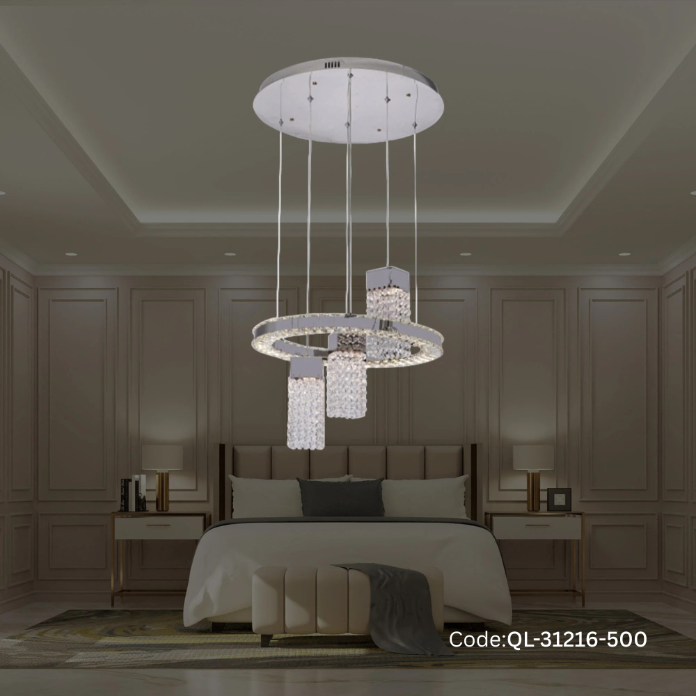 Qulik Modern Chandelier Decorative Hanging LED Ceiling Light (QL-31216-500)