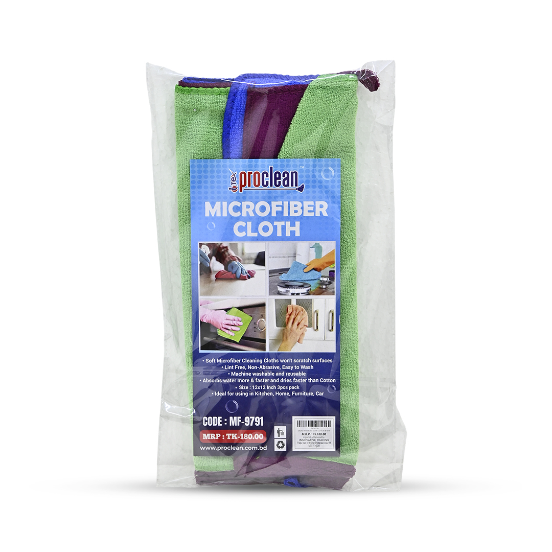 Proclean 3pcs Microfiber Cloth MF-9791_img_3