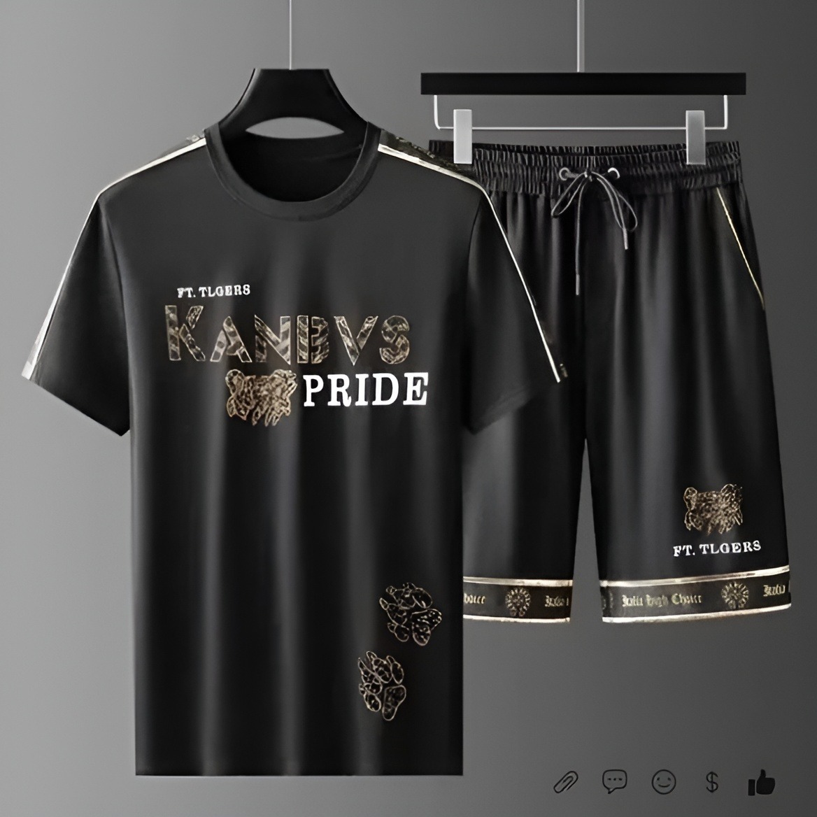 Combo Half T-Shirt And 3 Quarter Pants For Man