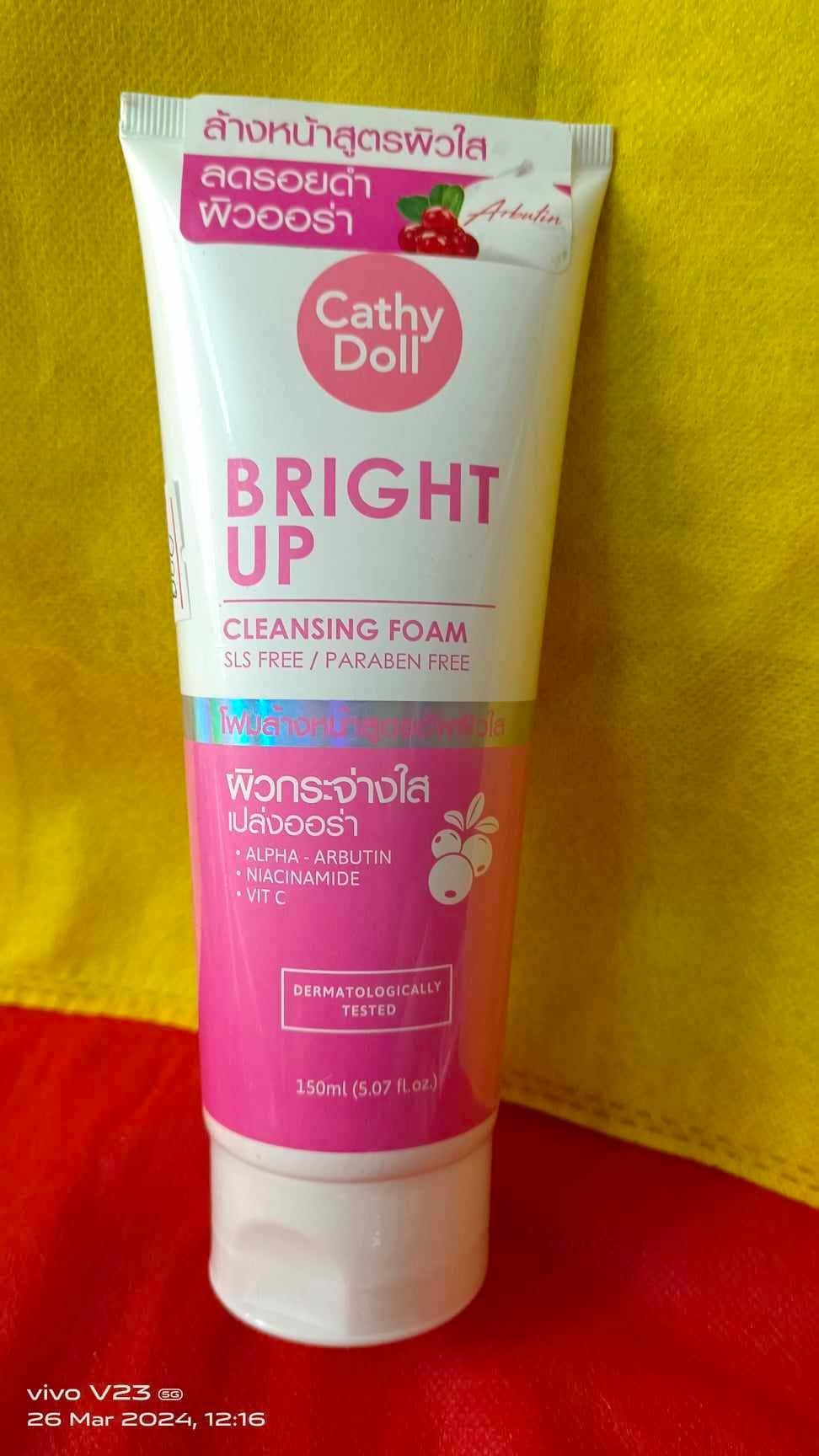 Cathy Doll Bright up Cleansing Foam_img_1