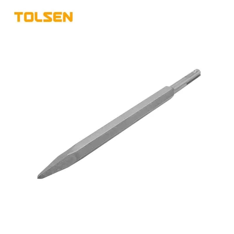TOLSEN 75440 SDS-PLUS Point Chisel | 14 × 250mm | Chrome Alloy Steel | Industrial Grade | Model: 75440