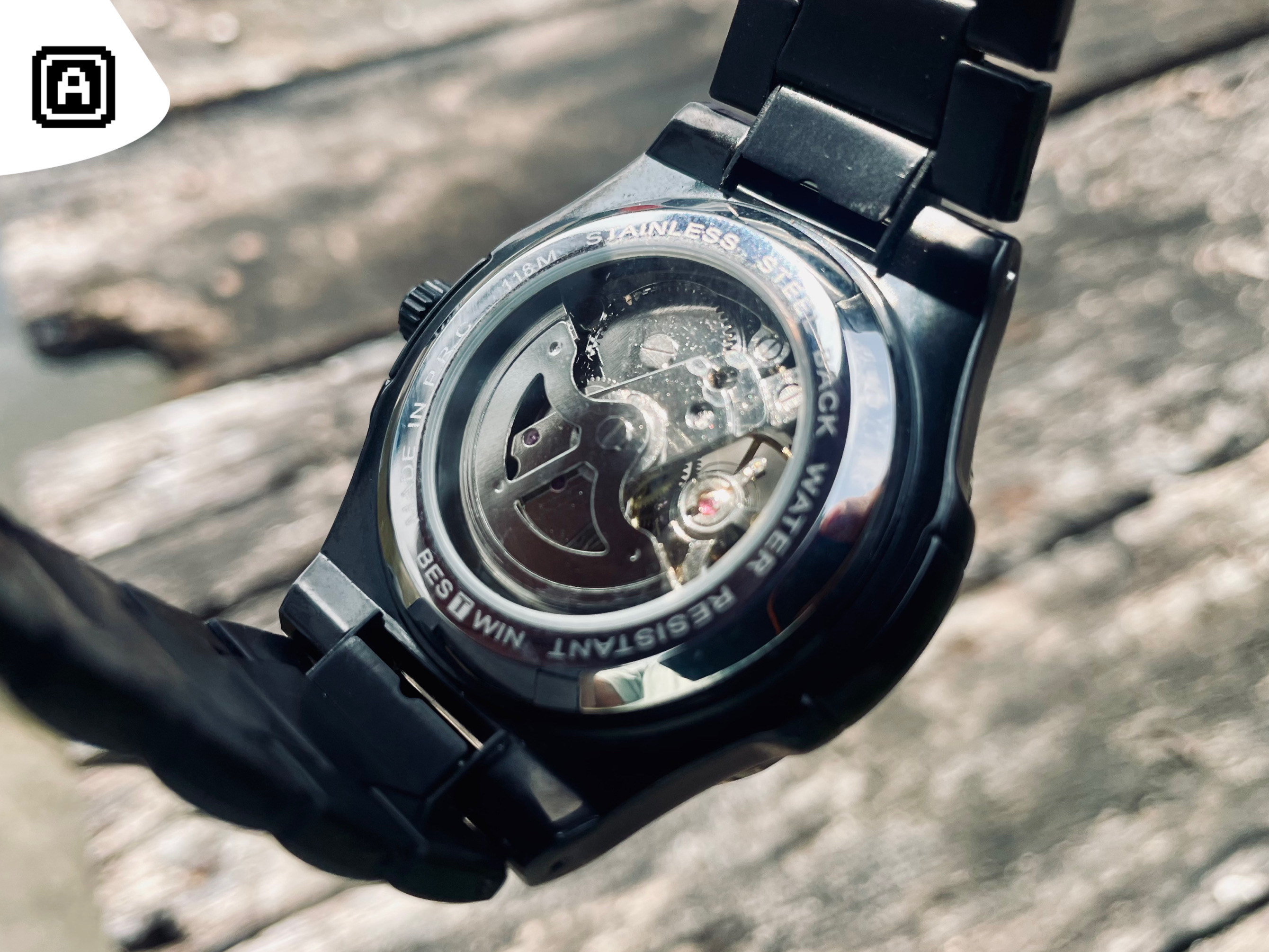BESTWIN Automatic Watch (Black) thumbnail 3