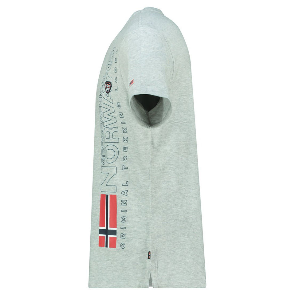 Men's T-Shirt Short Sleeve with Light Grey Flag_img_3