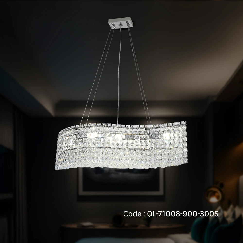 Qulik Modern Contemporary Silver Crystal Chandelier Ceiling Light (QL-71008-900-300S)_img_0