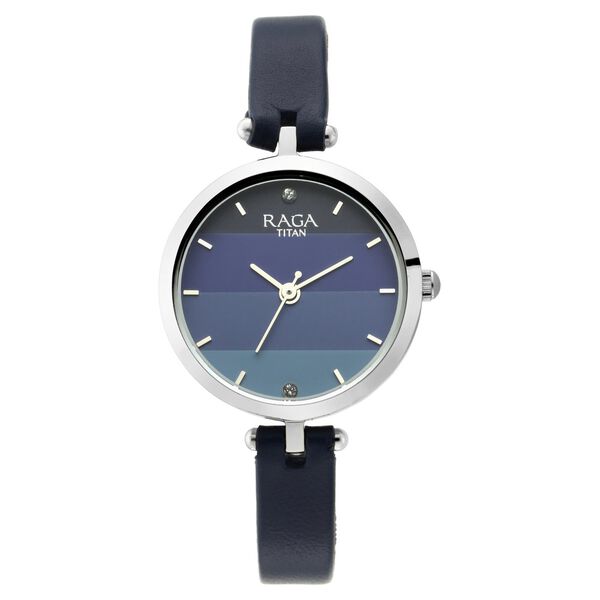 TITAN Women’s Leather Strap Analog Watch - 2606SL02_img_1