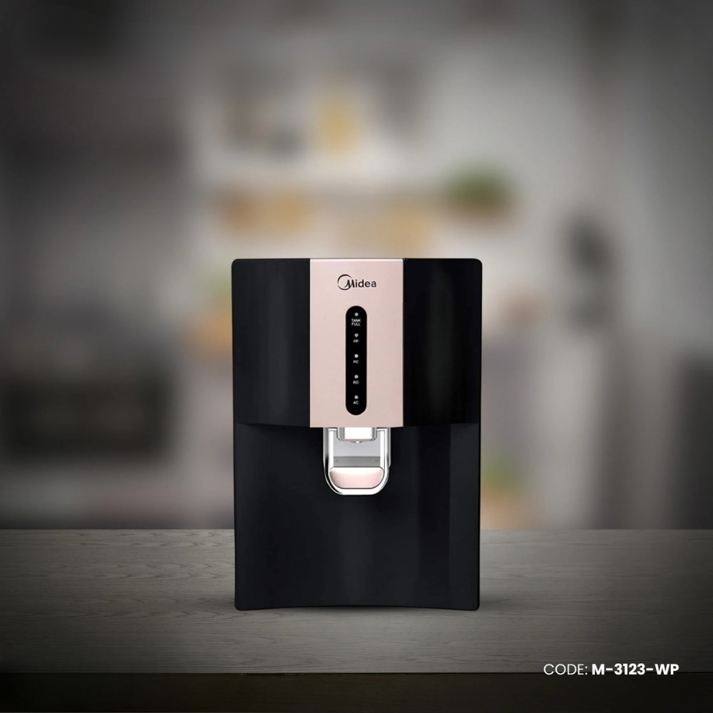 Midea water Purifier 8 Ltr JN1742T (RO) (Black) M-3123-WP