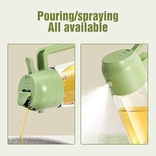 2-in-1 Oil Sprayer And Dispenser Bottle