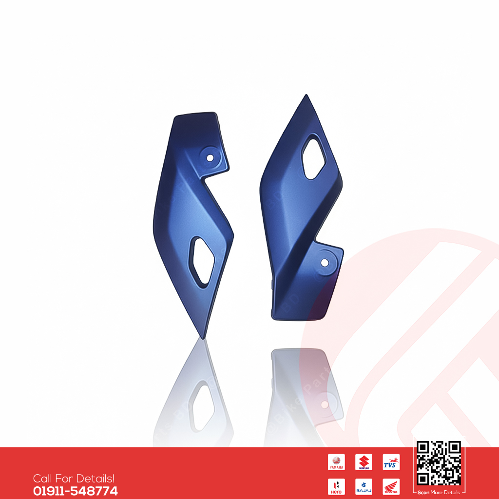 Headlight Kan (Mat Blue) for Yamaha FZS V3 bike.