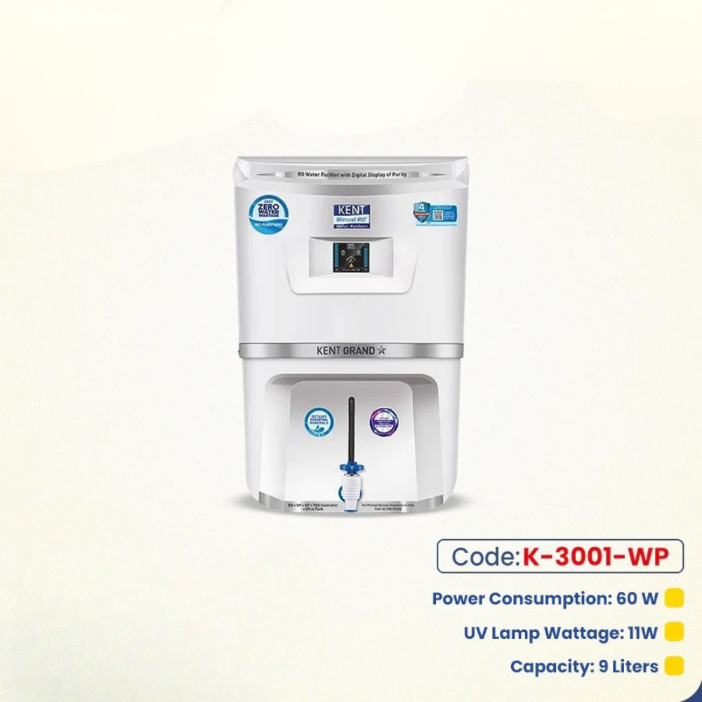 KENT Grand Star Smart Ro Water Purifier (White) K-3001-WP_img_0
