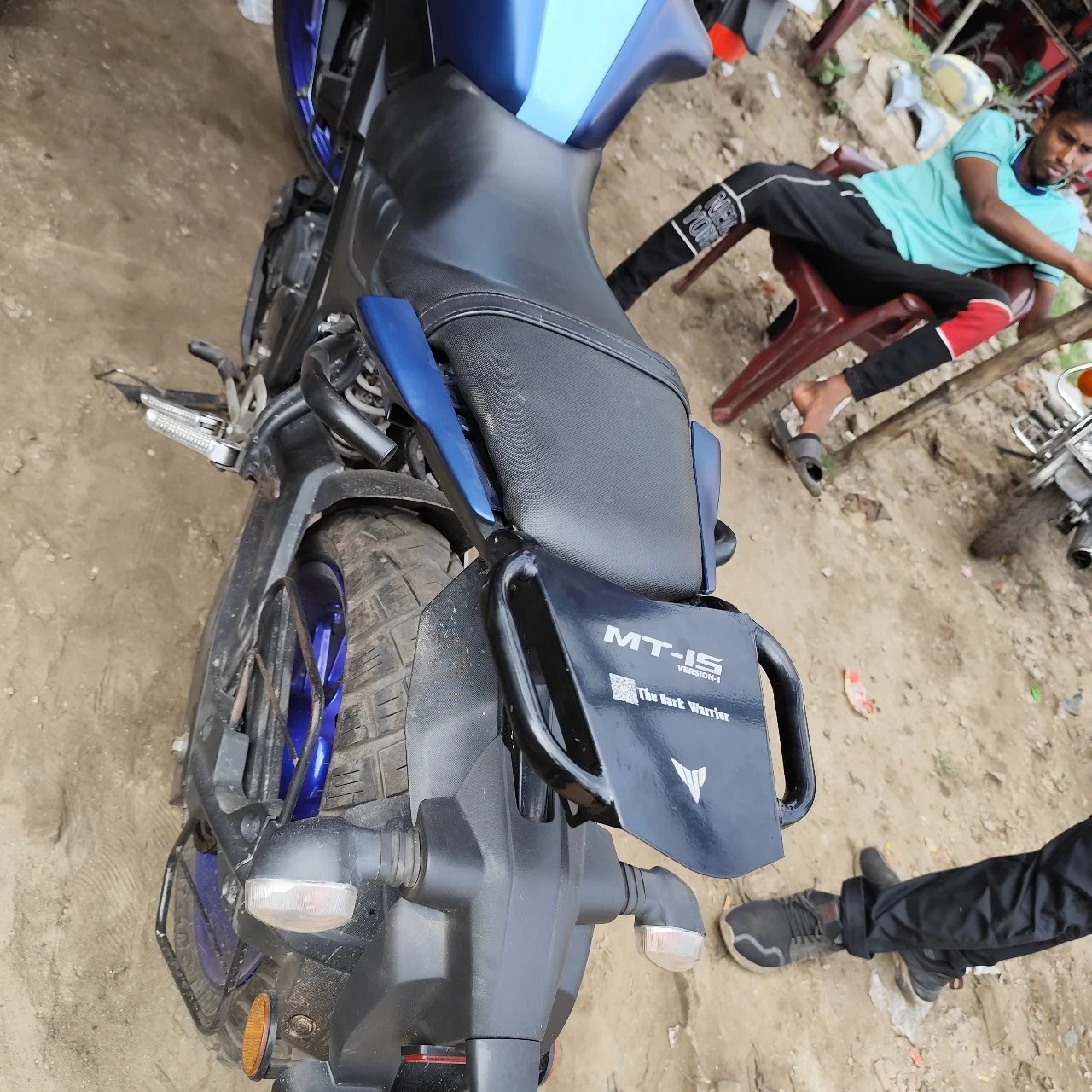 Premium Back Carrier With Handle For Yamaha MT-15 V1_img_1