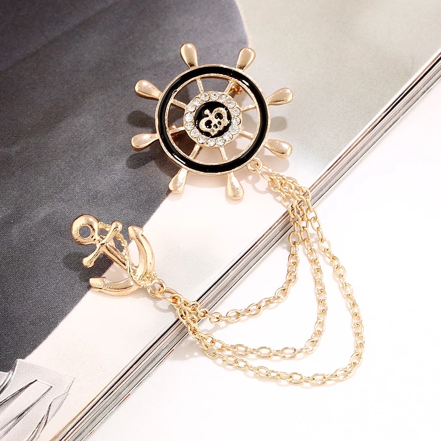 Rudder Brooch ( Coat Pin)