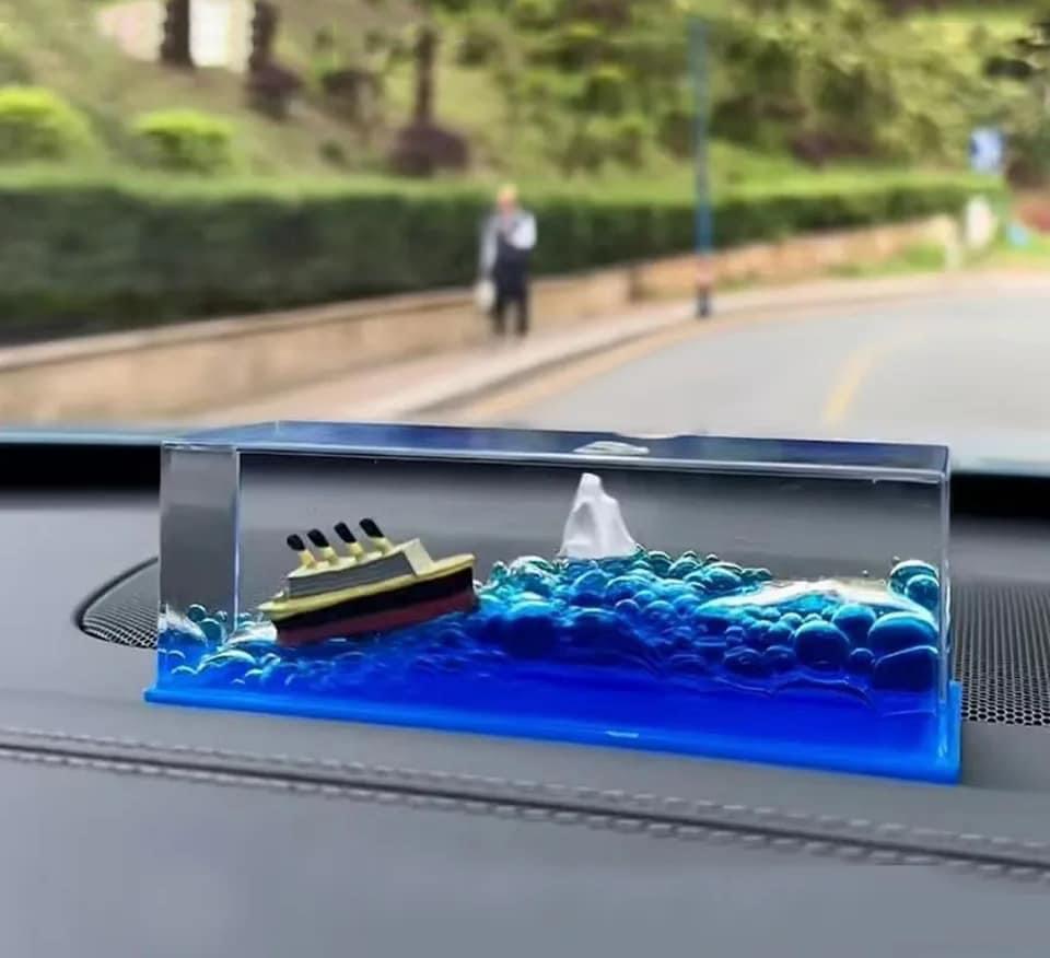Floating Ship (Car Dashboard Showpiece)