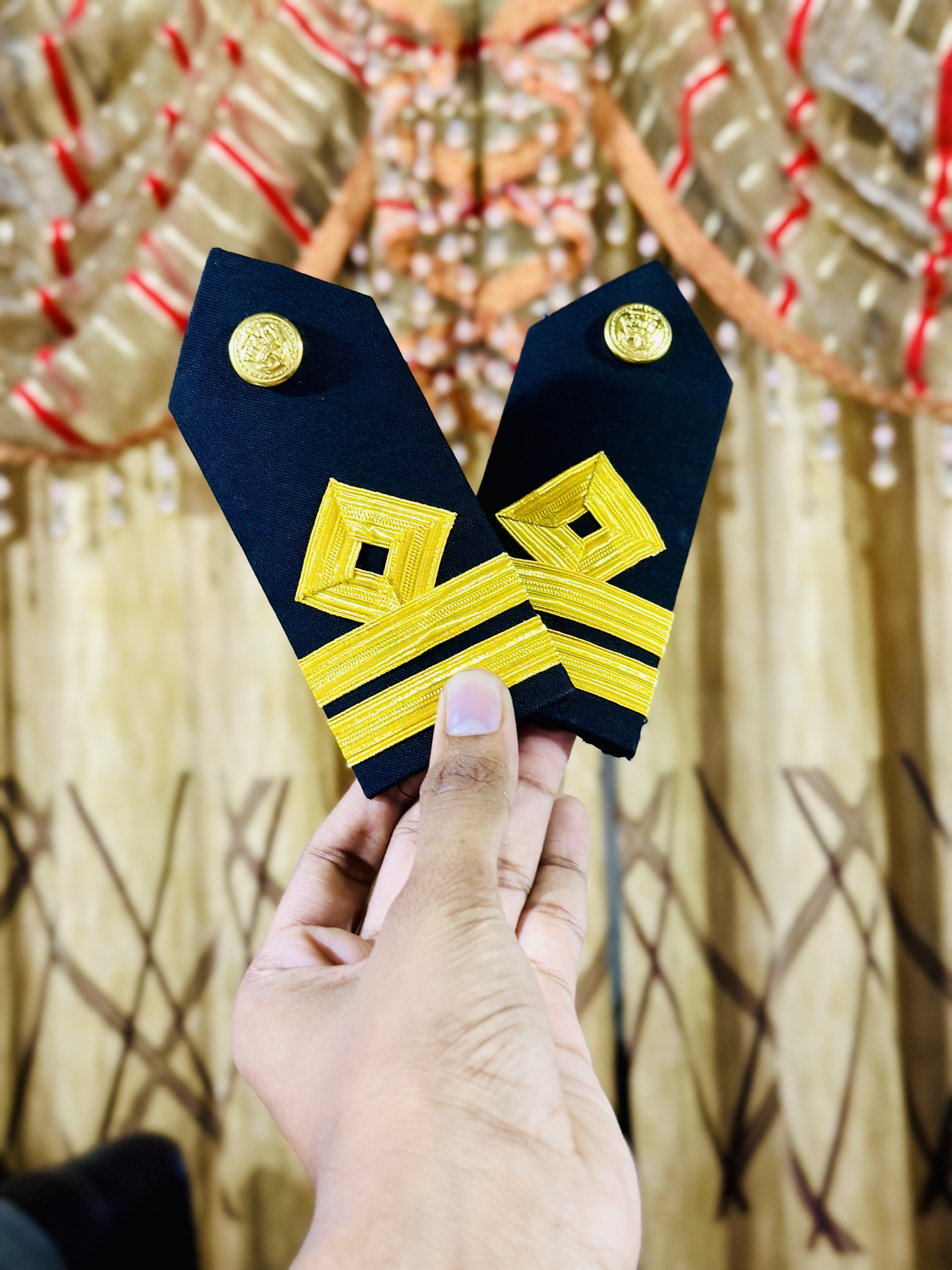 Second Officer Button Epaulettes