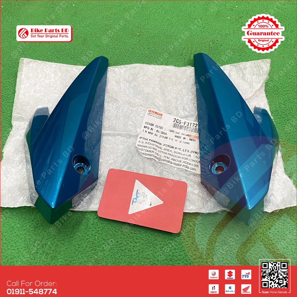 Headlight Kan (Past Colour) for Yamaha FZS V2 bike. thumbnail 2
