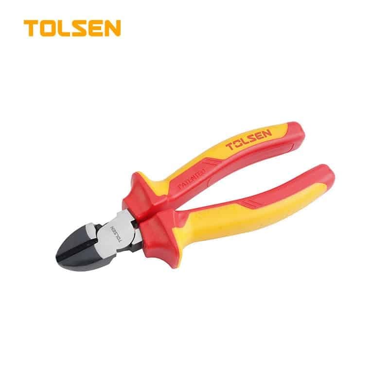 TOLSEN ( 6" | 7" ) VDE 1000V Insulated Diagonal Cutting Pliers Premium Series Model: V16036 | V16037