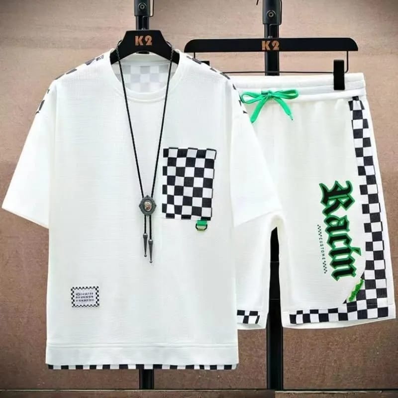 Combo Half T-Shirt And 3 Quarter Pants For Man