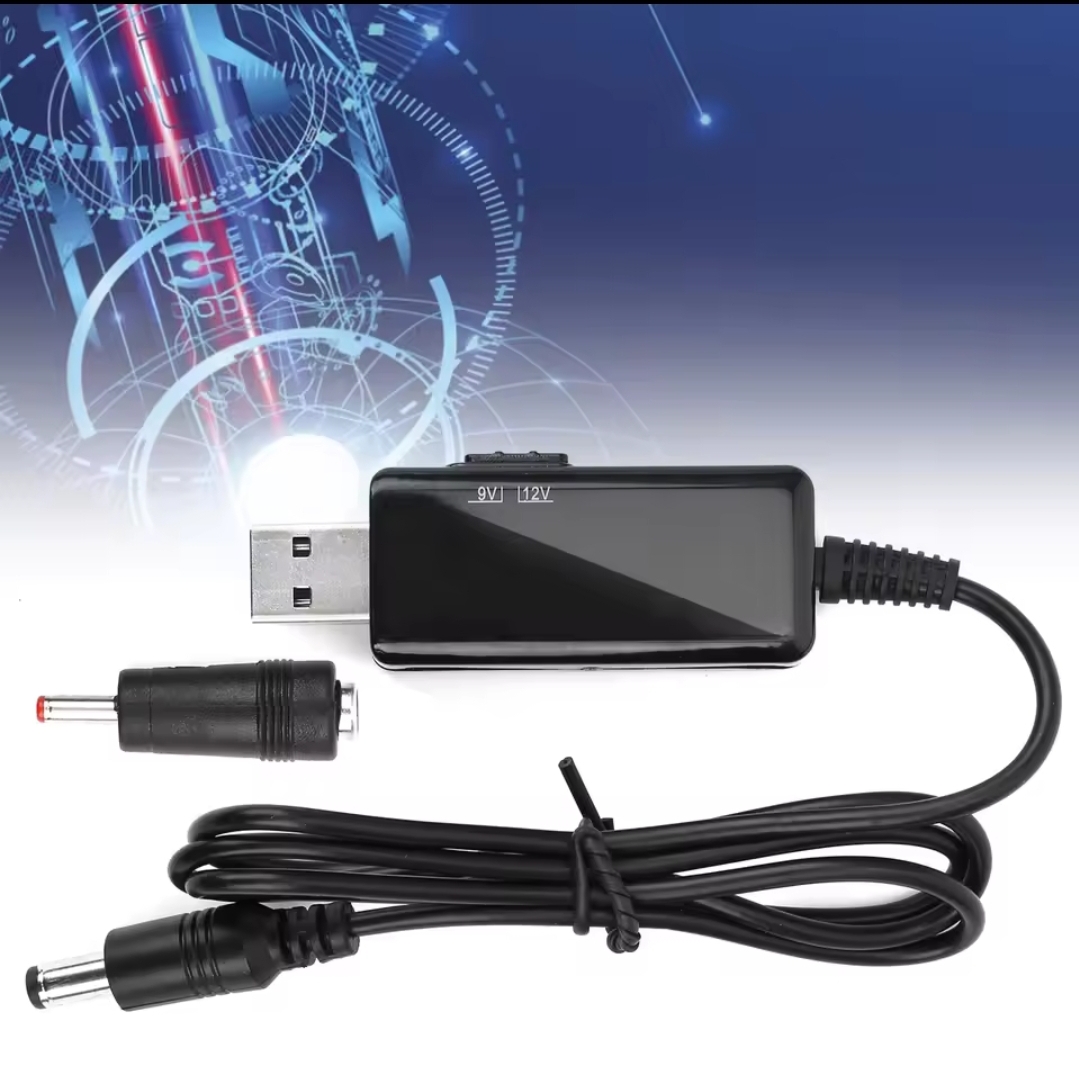 USB to 9V / 12V Step-Up Converter Cable | 5V to 9V/12V DC Voltage Booster Regulator_img_6