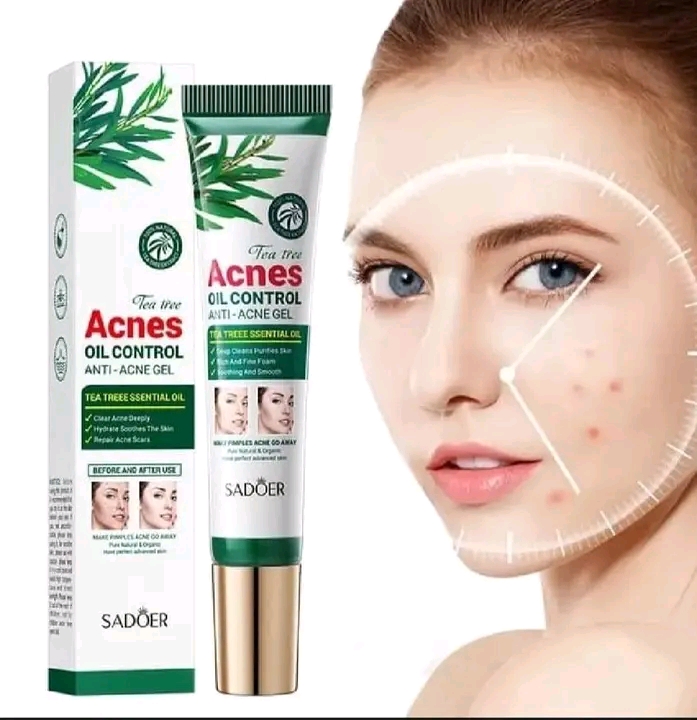 SADOER Tea Tree Acne Oil Control Face Gel_img_2