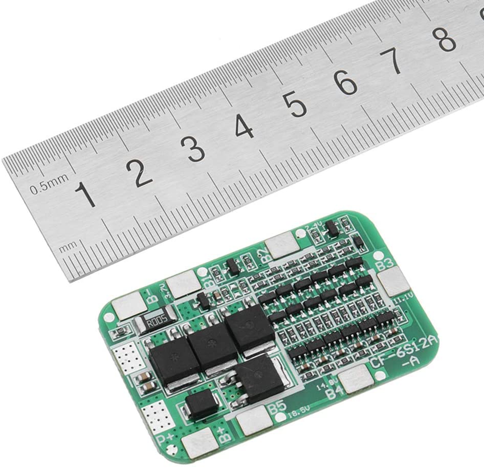 6S 12A 24V BMS Protection Board for 6-Pack 18650 Li-ion Battery Cells with Overcharge and Discharge Protection S0324_img_1