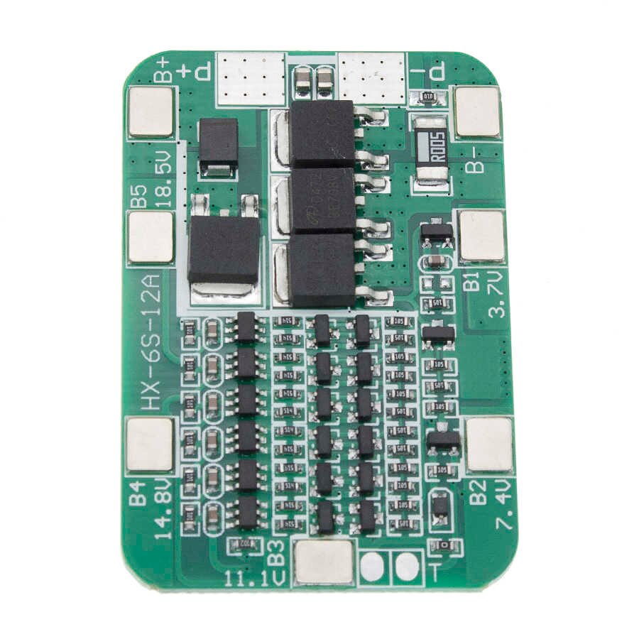 6S 12A 24V BMS Protection Board for 6-Pack 18650 Li-ion Battery Cells with Overcharge and Discharge Protection S0324_img_2