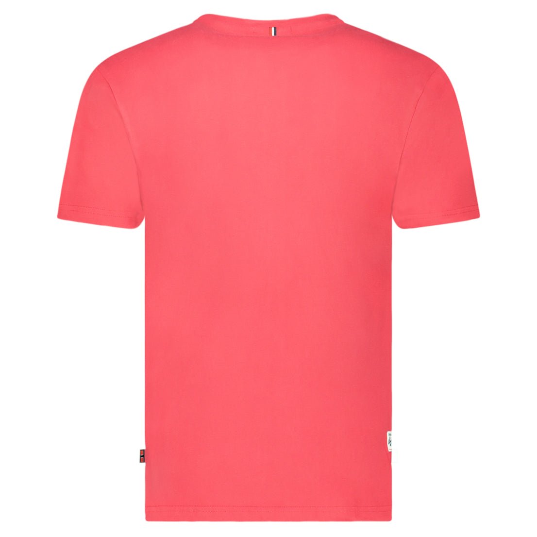 Men's T-Shirt Short Sleeve with Red Flag_img_1