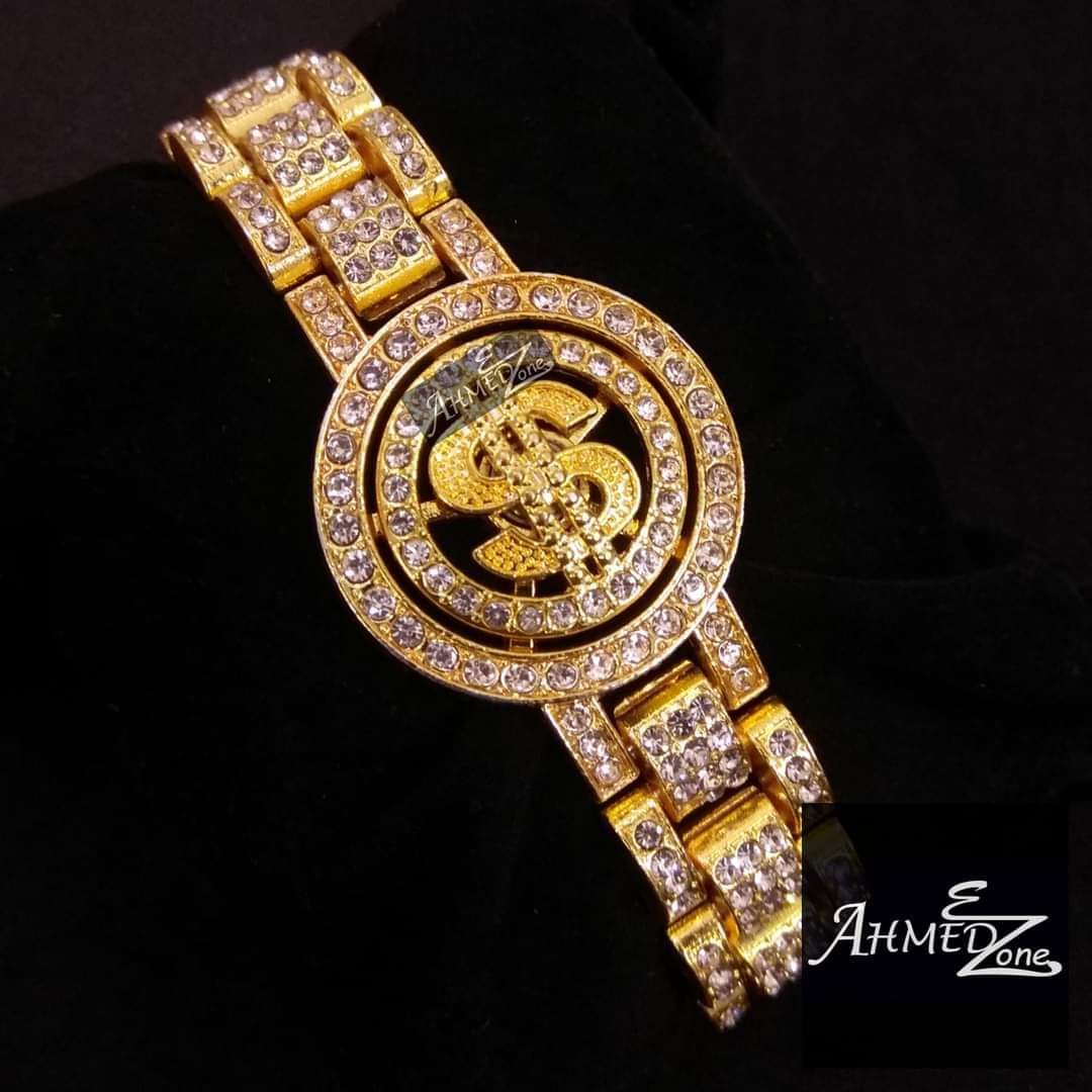 Iced Hip Hop Dollar Bracelet