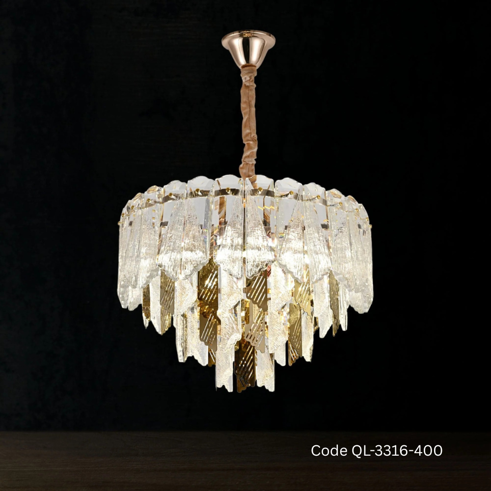 Qulik Modern Crystal Chandelier Hanging LED Ceiling Light (QL-3316-400)_img_0