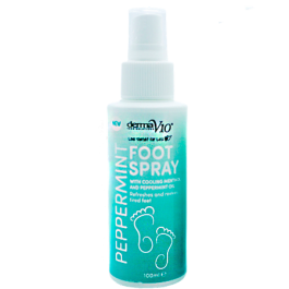Derma V10 Peppermint Foot Spray.