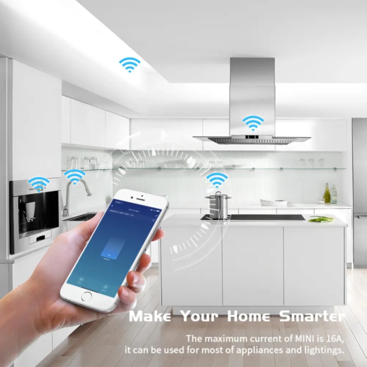 1 Gang Smart WiFi + RF Switch Relay (Tuya 16A) | Control with Remote, App & Voice | Smart Life, Alexa, Google Home_img_4