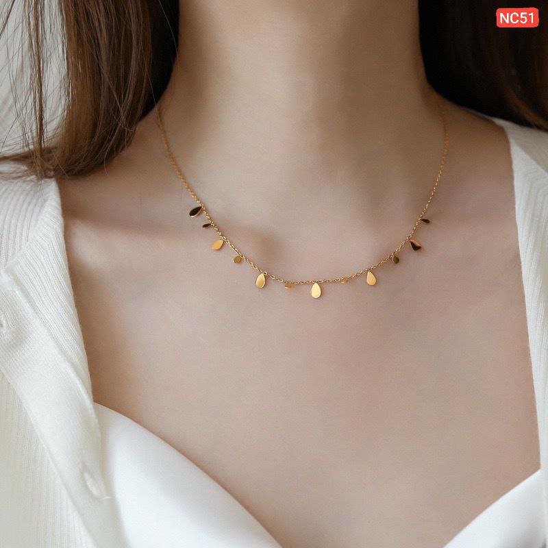 Multi Square Multi Circle Necklace NC51(Materials: Stainless steel Color guarantee🌸🌸_img_5