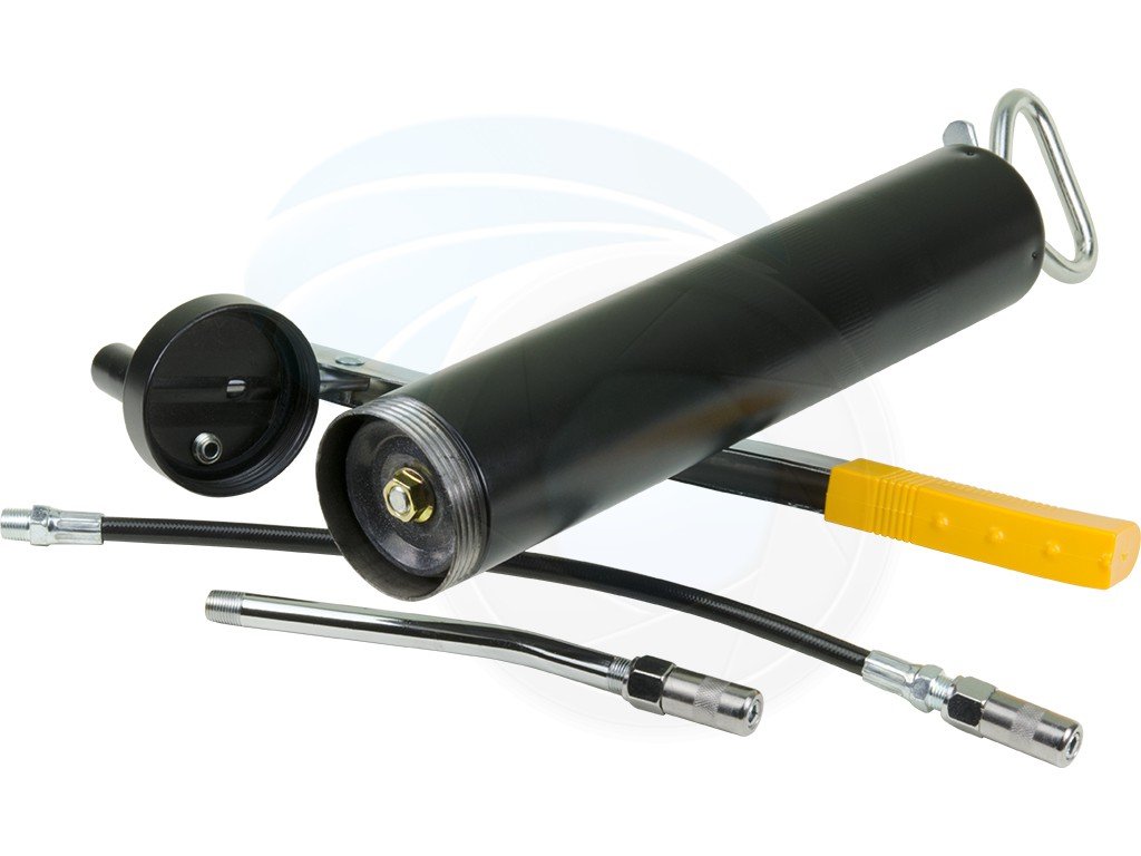 TOLSEN 65200 Grease Gun, 400cc Capacity, 8500 PSI, Hand Lever, Steel Body, Flexible & Steel Hoses, Industrial Series | Model: 65200_img_2