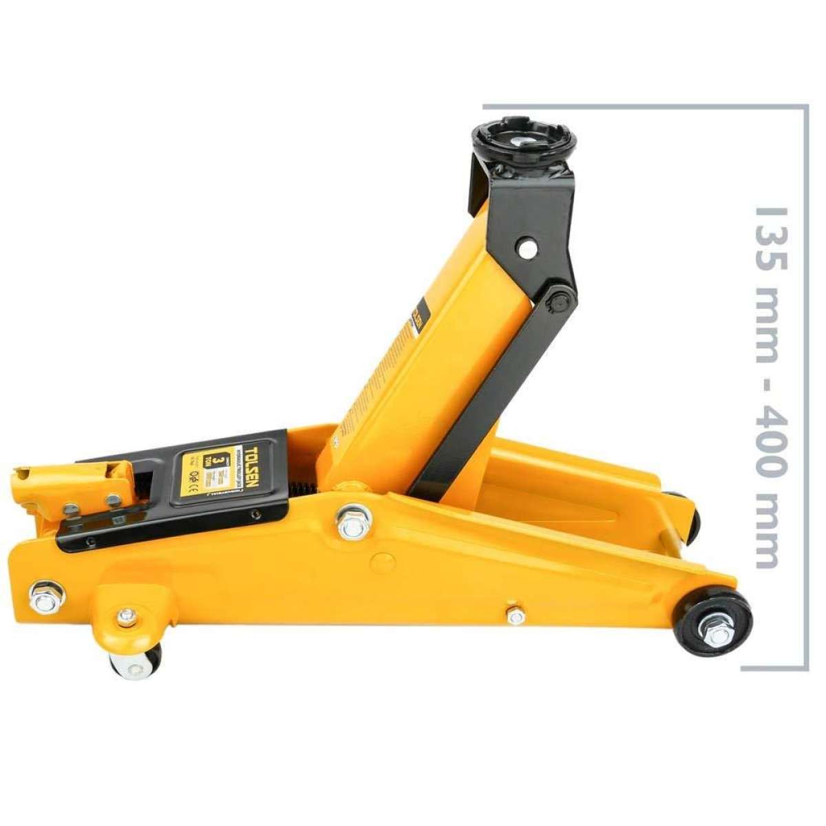 TOLSEN 65463 Hydraulic Trolley Jack | 3 Tons | Industrial | Steel Body | CE Approved | Model: 65463_img_1