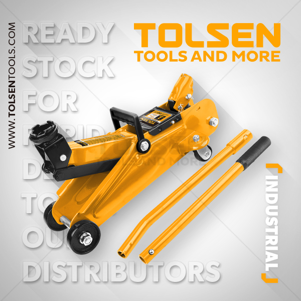 TOLSEN 65463 Hydraulic Trolley Jack | 3 Tons | Industrial | Steel Body | CE Approved | Model: 65463_img_4
