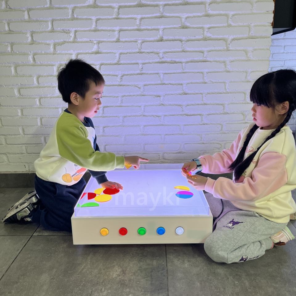 Multi-functional Kids Education Sensory Color Changing LED Light Table for Autism (CROSS BORDER)_img_0