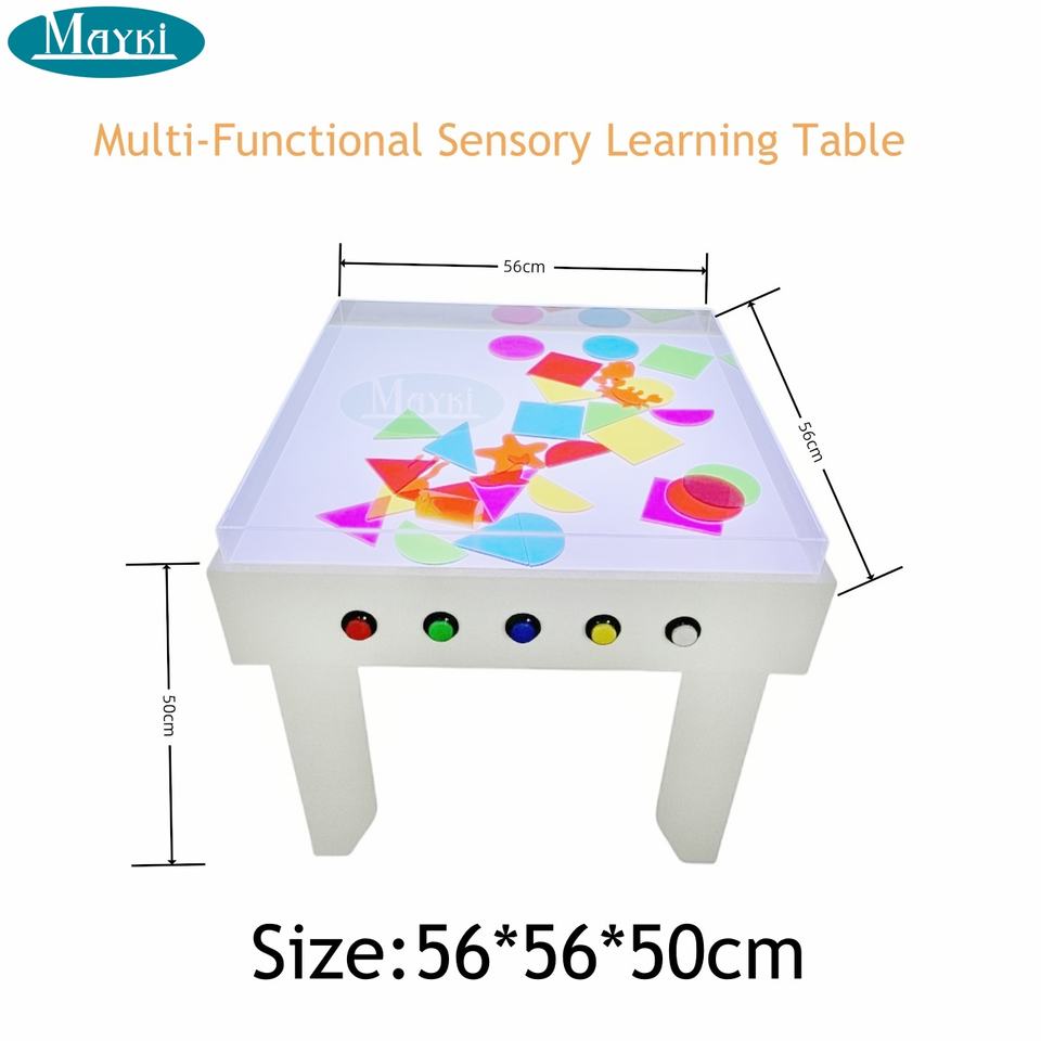 Multi-functional Kids Education Sensory Color Changing LED Light Table for Autism (CROSS BORDER)_img_5