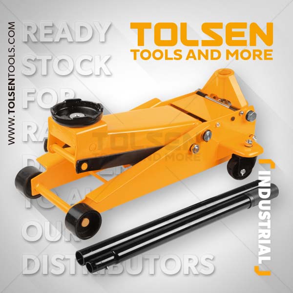 TOLSEN 65464 Hydraulic Trolley Jack | 3 Ton Capacity | Dual Pump | Steel Body | Industrial | CE Approved | Model: 65464_img_5